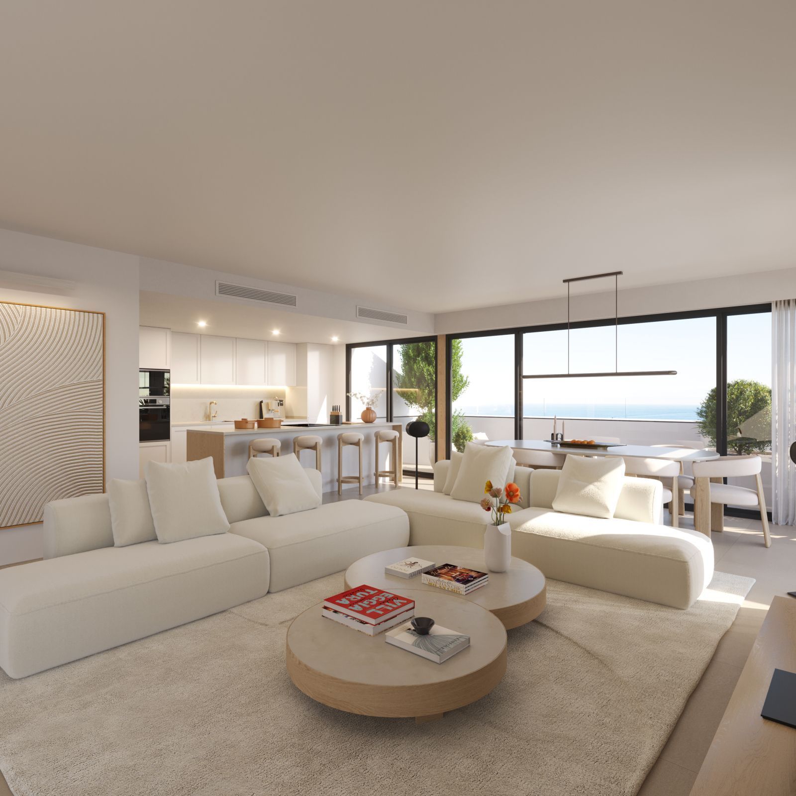 12 modern apartment living dining kitchen